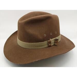 Bailey Outback 100% Wool Brown Western Cowboy Hat Size Small